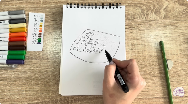 Рисуем Плов