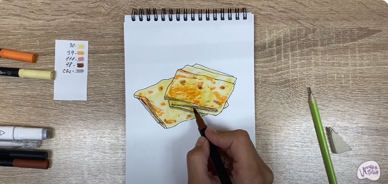 Рисуем Лаваш