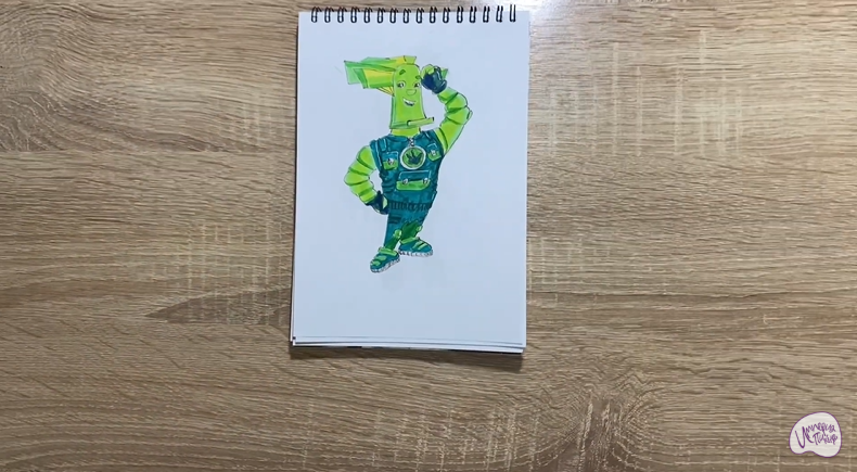 Рисуем Папус из "Фиксики"