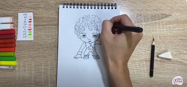 Рисуем Скаут из "Команда Флоры"