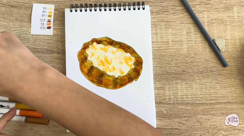 Рисуем Карельская калитка