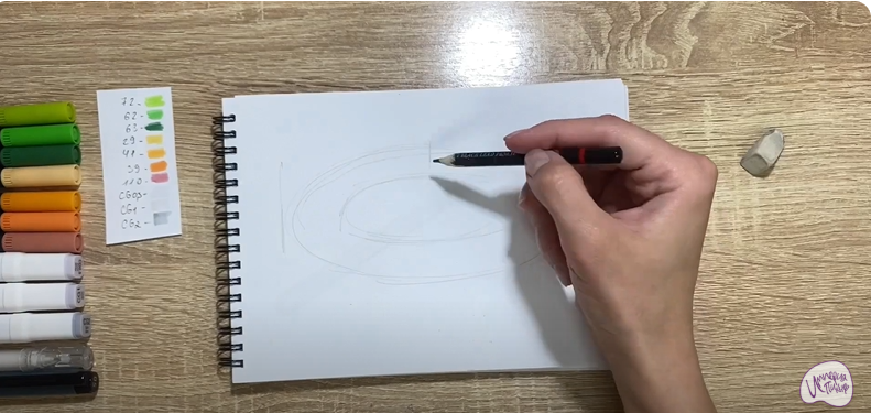 Рисуем Картофельные зразы