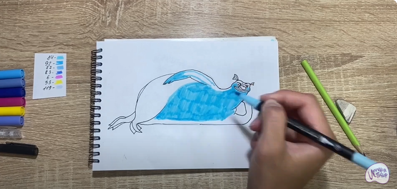 Рисуем Водяной из "Кощей. Начало"
