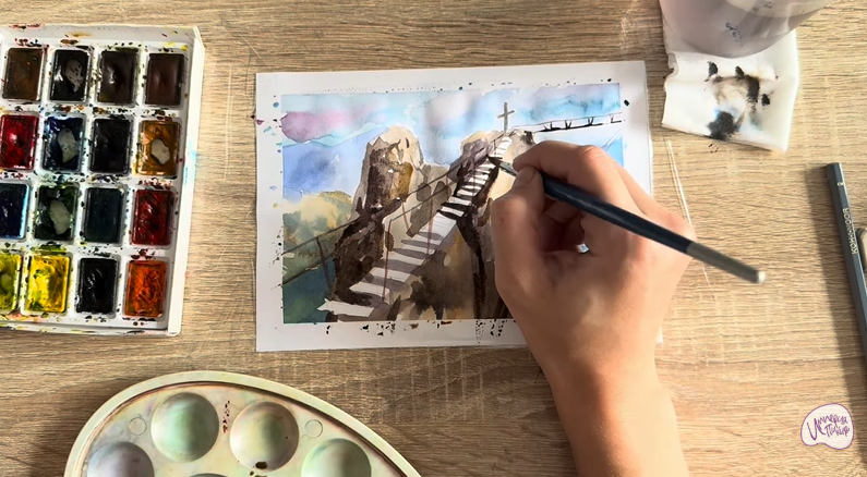 Рисуем Гора Ай-Петри