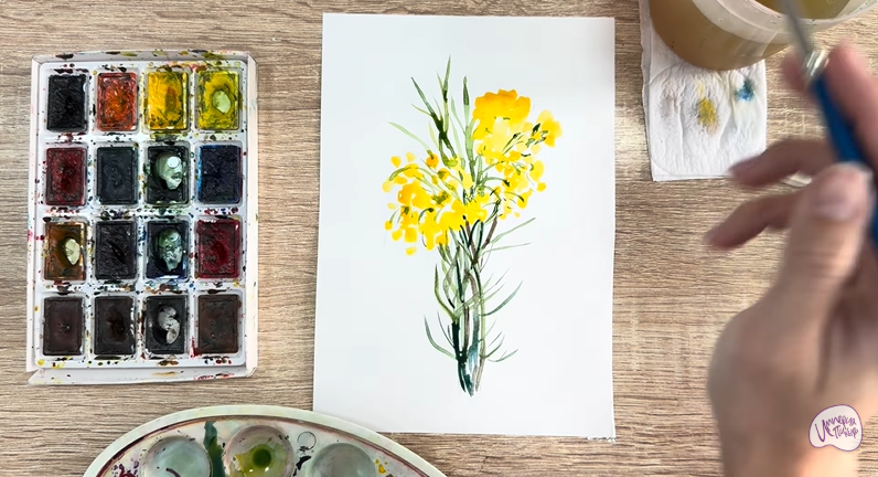 Рисуем Бессмертник