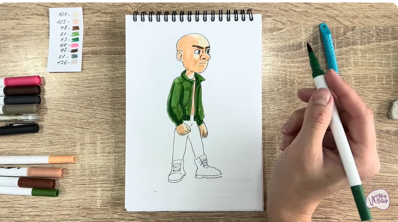 Рисуем Вик из "Побег из будущего"