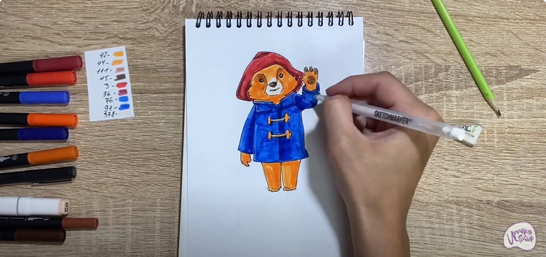 Рисуем Паддингтон