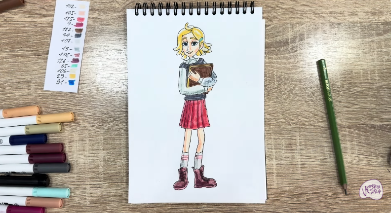 Рисуем Рина Винилион из" Доктор Динозавров"