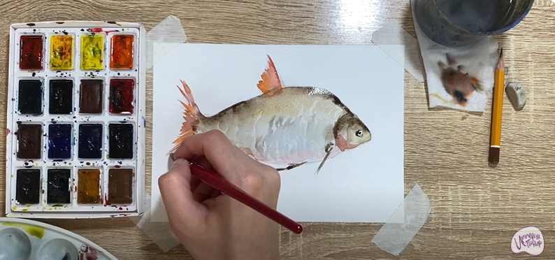 Рисуем Лещ
