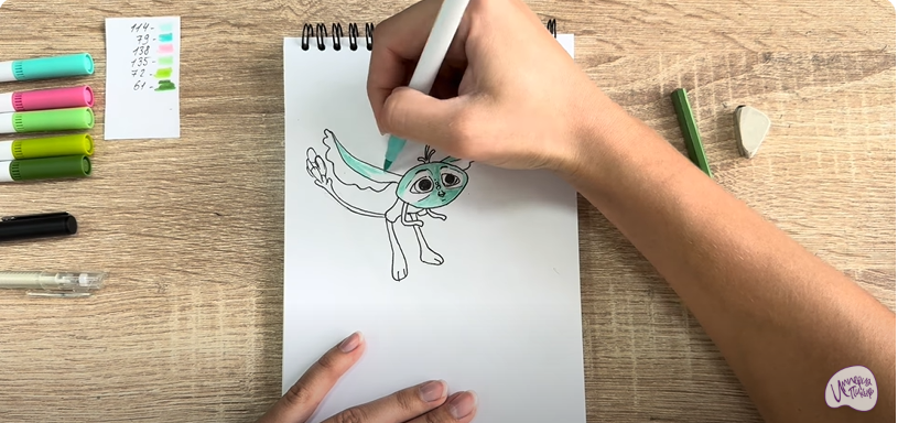 Рисуем Печалька из "Сказочный Патруль"