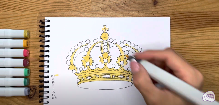 Рисуем Корона царя