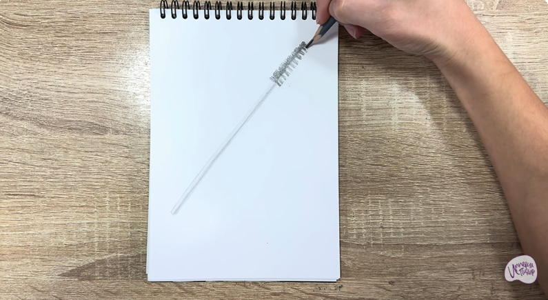 Рисуем Щеточка для бровей