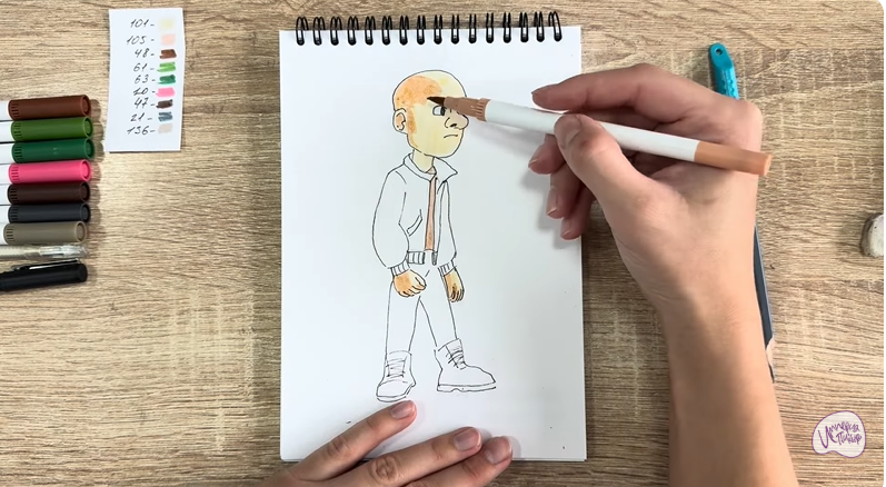 Рисуем Вик из "Побег из будущего"