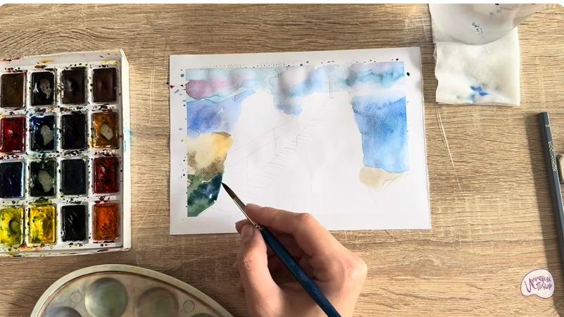 Рисуем Гора Ай-Петри