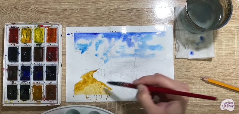 Рисуем Плёс