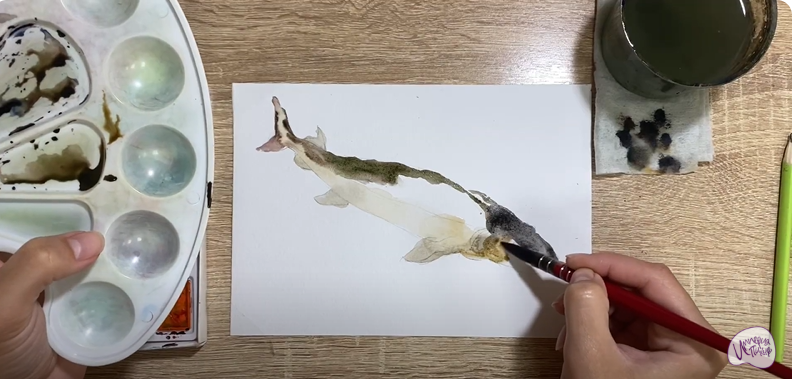 Рисуем Стерлядь