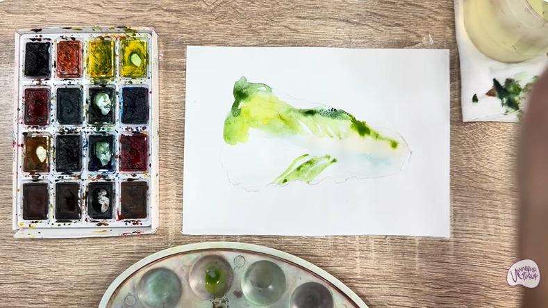 Рисуем Пекинская капуста