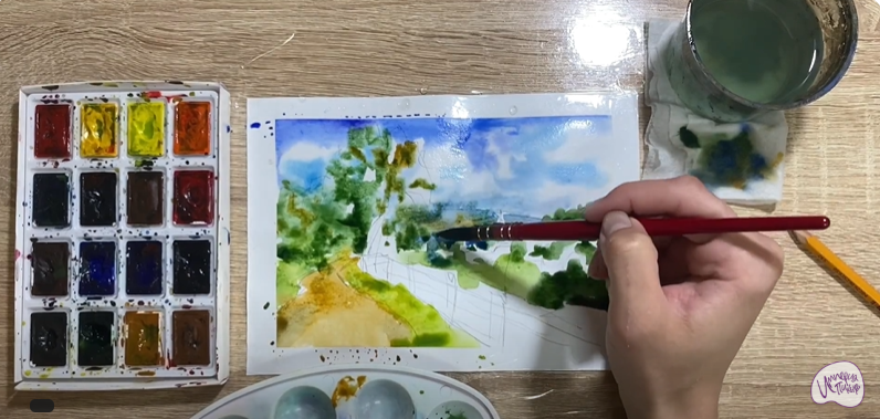 Рисуем Плёс