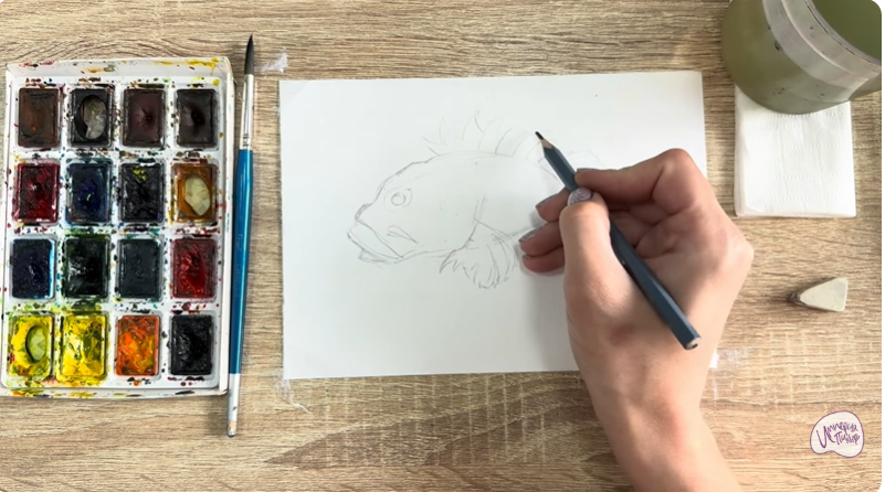 Рисуем Скорпена