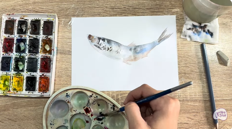 Рисуем Селёдка