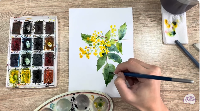 Рисуем Магония