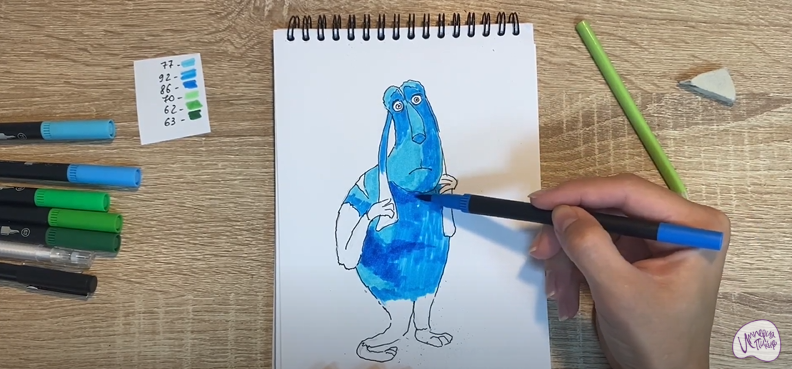 Рисуем Маффин из "Финник"