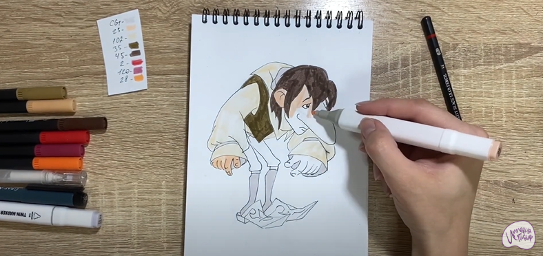 Рисуем Карлик Нос