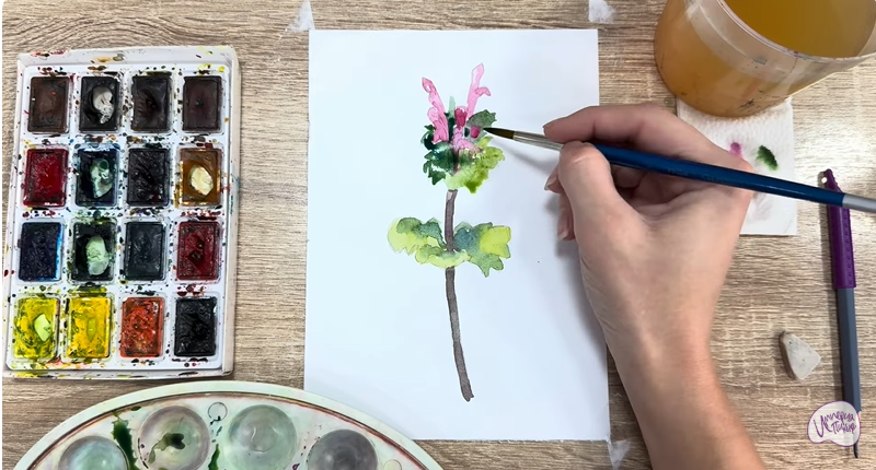 Рисуем Яснотка