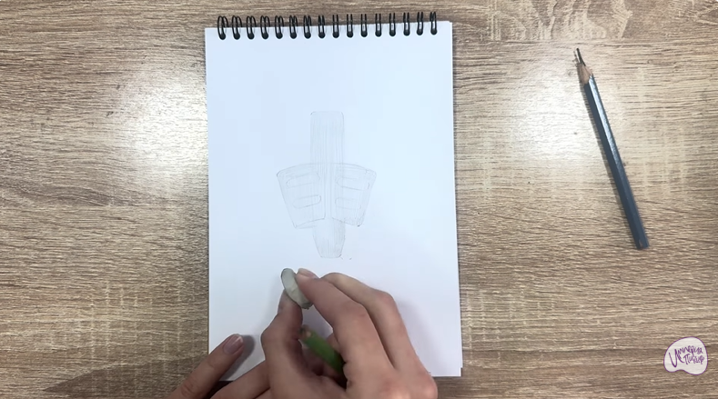 Рисуем Держатель для ручки