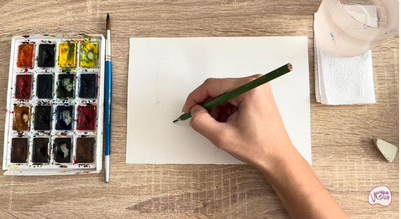 Рисуем Лещина