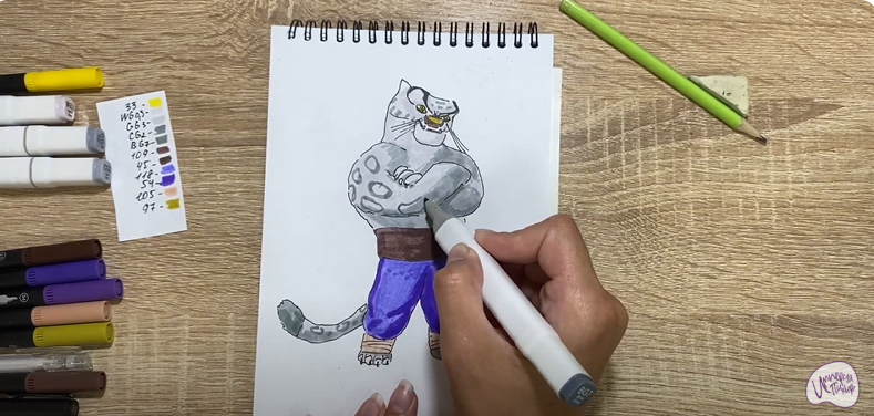 Рисуем Тай Лунг