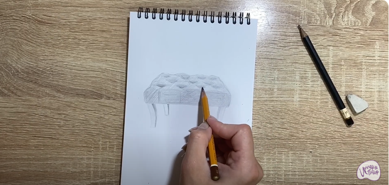 Рисуем Банкетка