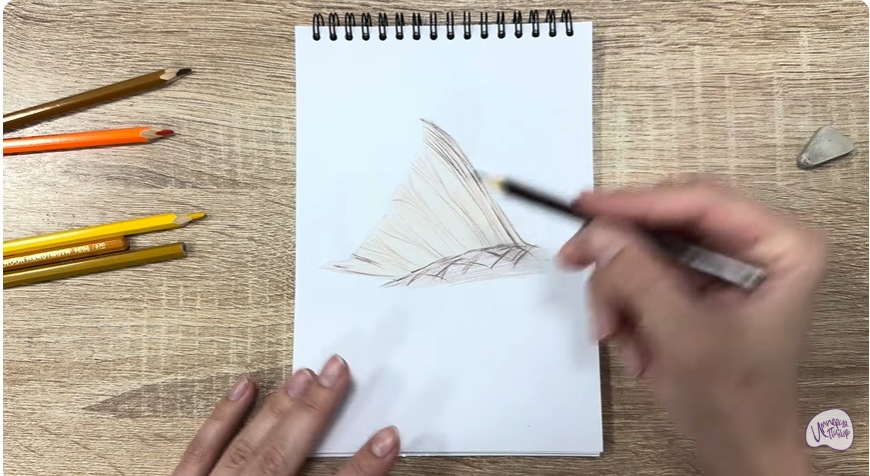 Рисуем Плавник рыбы
