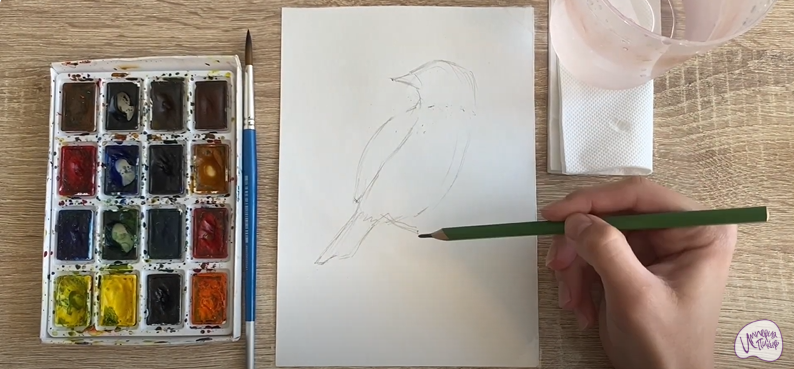 Рисуем Большой чекан