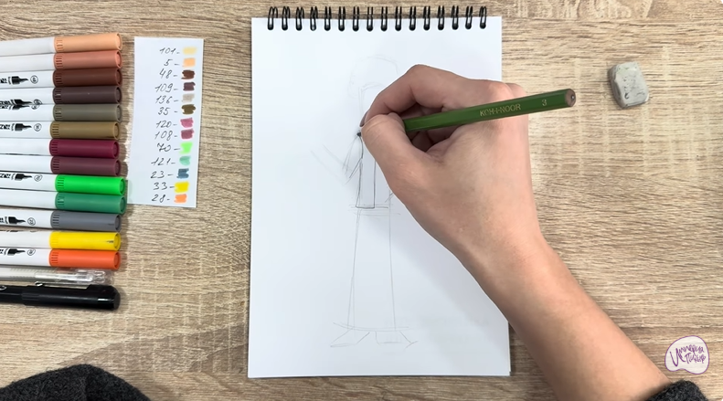 Рисуем Док Динозавров из «Доктор Динозавров»