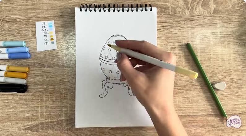 Рисуем Яйцо Фаберже