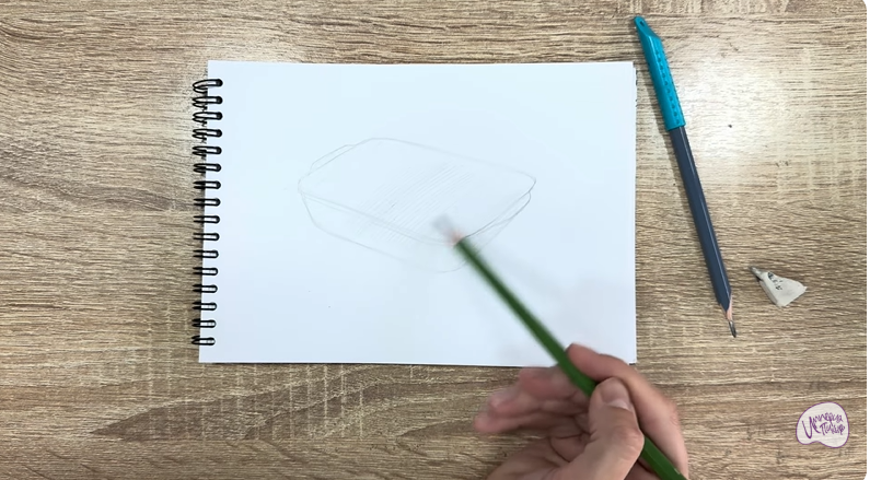 Рисуем Форма для запекания