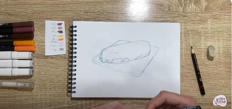 Рисуем Эклер