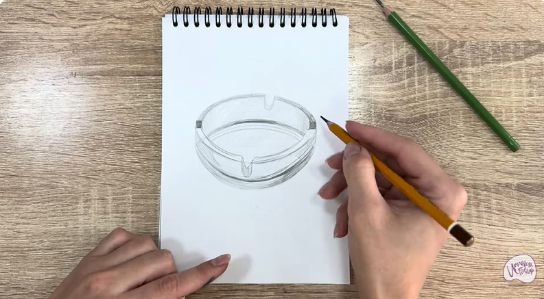 Рисуем Пепельница