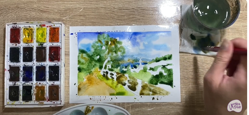 Рисуем Плёс