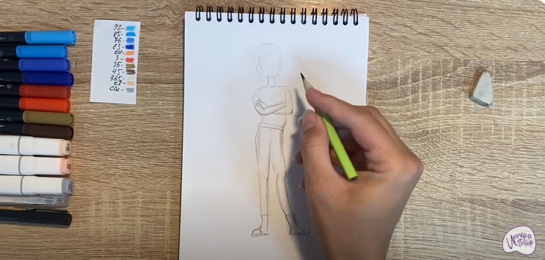 Рисуем Кристина из мультфильма "Финник"