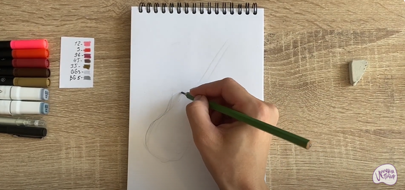 Рисуем Электрогитара