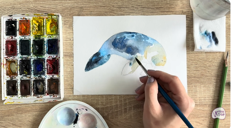 Рисуем Дюгонь