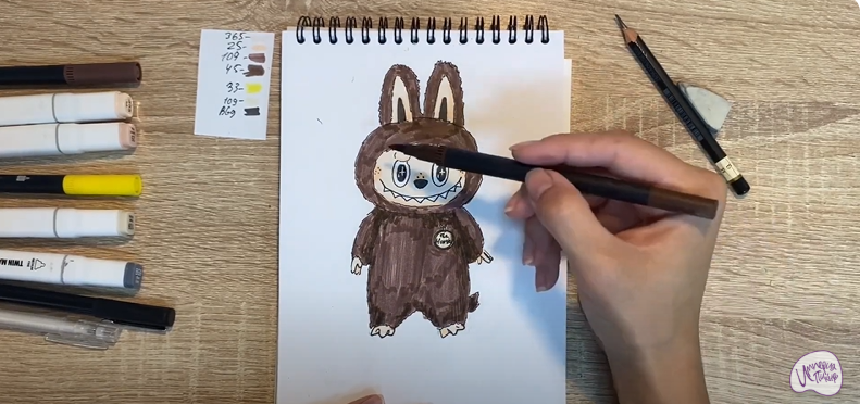 Рисуем Лабубу
