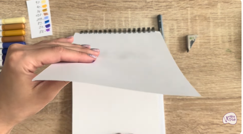 Рисуем Кекс с черникой