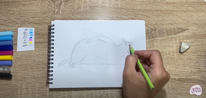 Рисуем Водяной из "Кощей. Начало"