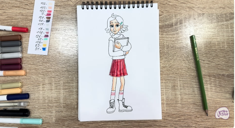 Рисуем Рина Винилион из" Доктор Динозавров"