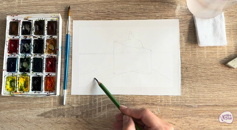 Рисуем Чобан-Кале