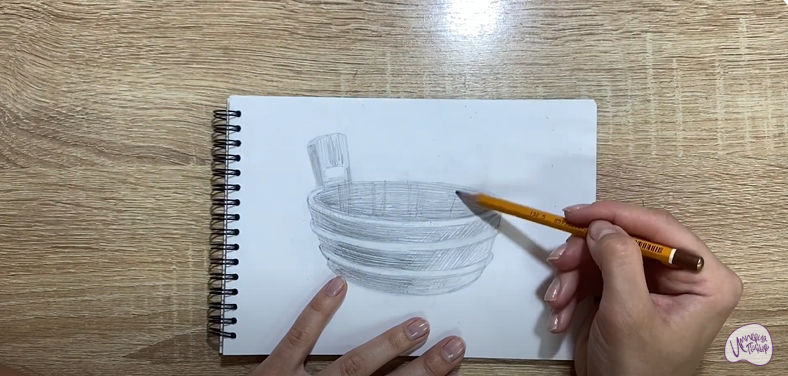 Рисуем Таз для бани