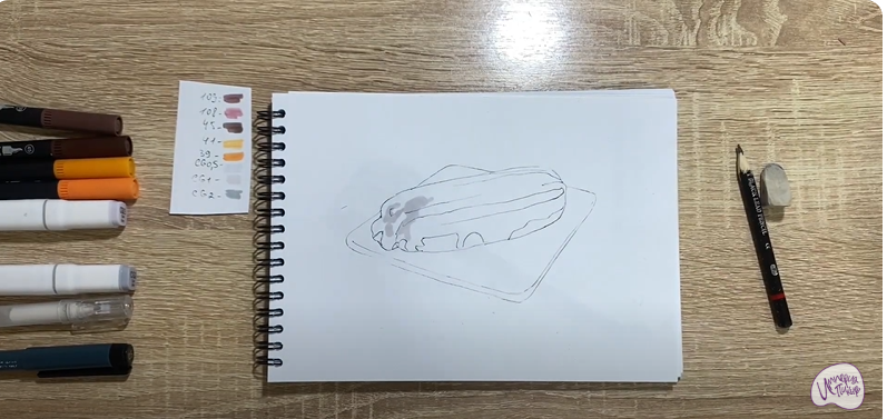 Рисуем Эклер